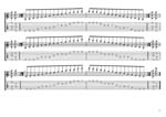 GuitarPro7 TAB: BAGED octaves C pentatonic major scale 3131313 sweep patterns pdf